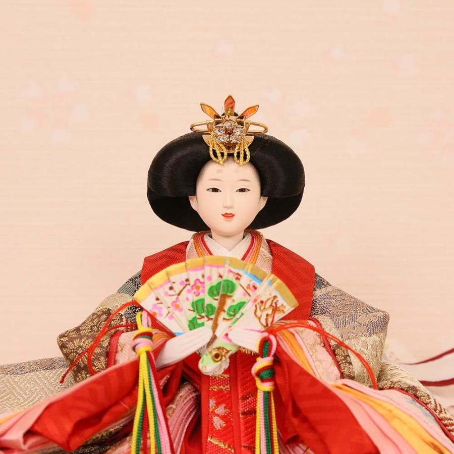 雛人形 収納飾り ひな人形 人形工房 天祥 十二単雛 桜祇園 五人揃 雛