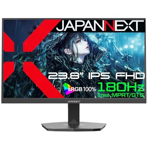ECサイト限定JAPANNEXT 23.8インチ IPSパネル搭載 180Hz対応 フルHD