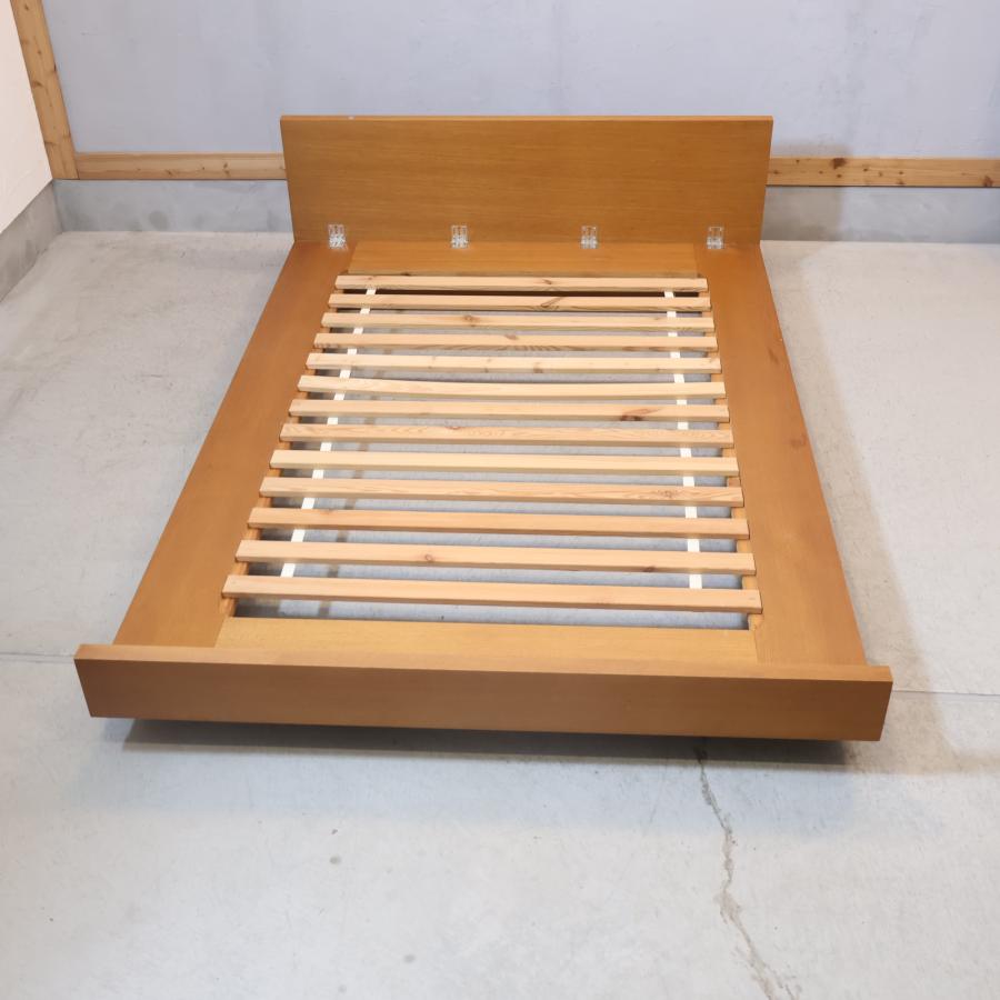 unico ウニコ CORSO コルソ ダブルベッドフレーム オーク材 ロータイプ