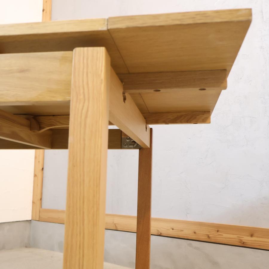 無印良品（MUJI） オーク材 エクステンションテーブル 伸長式