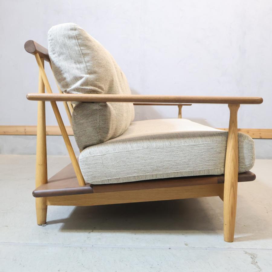 柏木工 KASHIWA CIVIL シビル 3人掛けソファ ウォールナット材 オーク