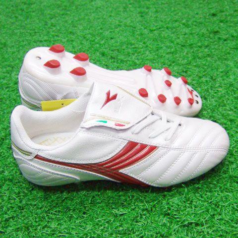 DIADORA（ディアドラ） LX MD PU JR J ホワイト×レッド 【diadora