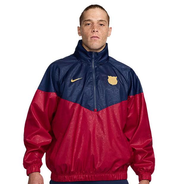 NIKE（ナイキ） FCバルセロナ WR アノラックジャケット HM ノーブル