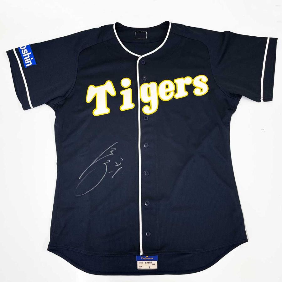 中古】阪神タイガース 鳥谷敬選手 実使用 ブラックユニフォーム 直筆