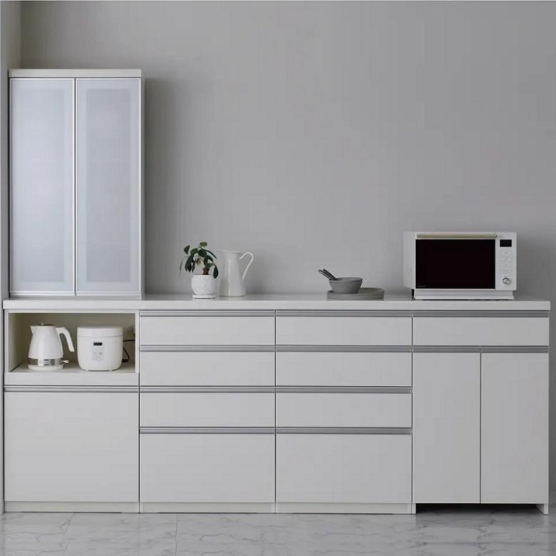 パモウナ 食器棚 天板 幅90cm キッチン家具 カウンタートップ 上台