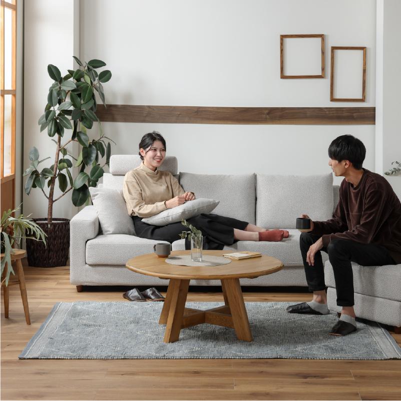 NORA（ノラ） 関家具 公式店 センターテーブル 90cm おしゃれ 北欧