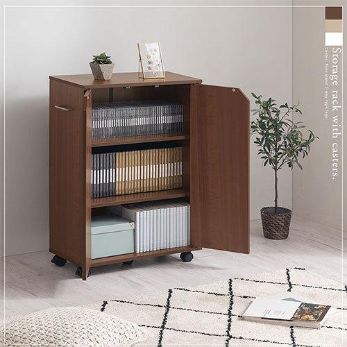 ぼん家具 【完成品設置付き】本棚 カラーボックス 収納棚 扉付き