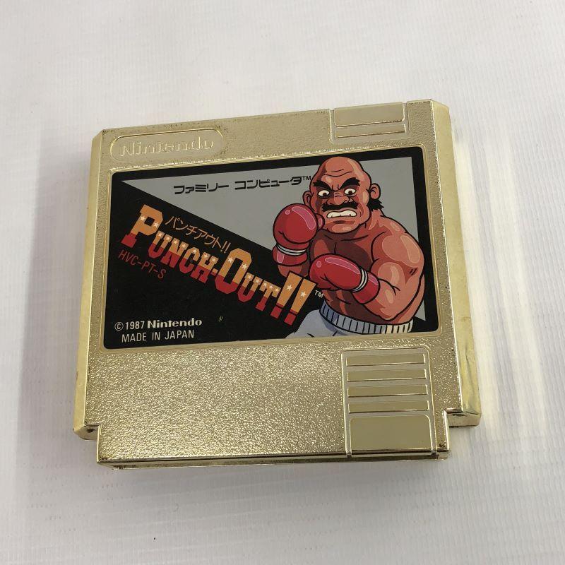 ジャンク》《レトロ》ファミコン パンチアウト ゴールドカセット