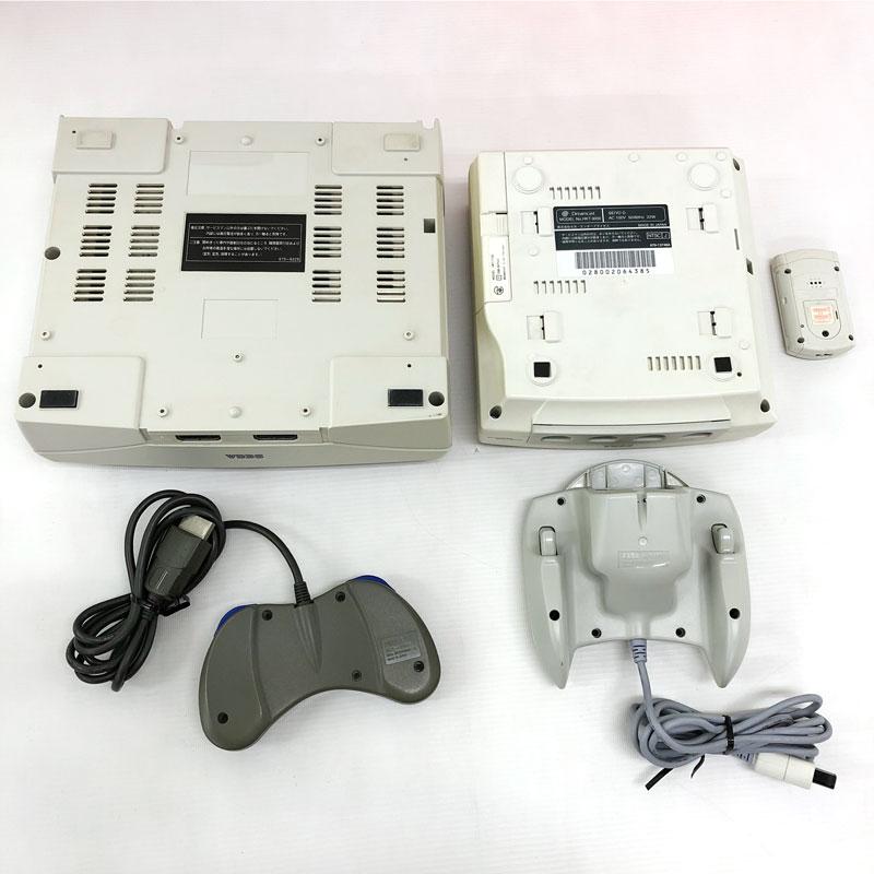 ジャンク扱い》《レトロ》ドリームキャスト HKT-3000&セガサターン HST
