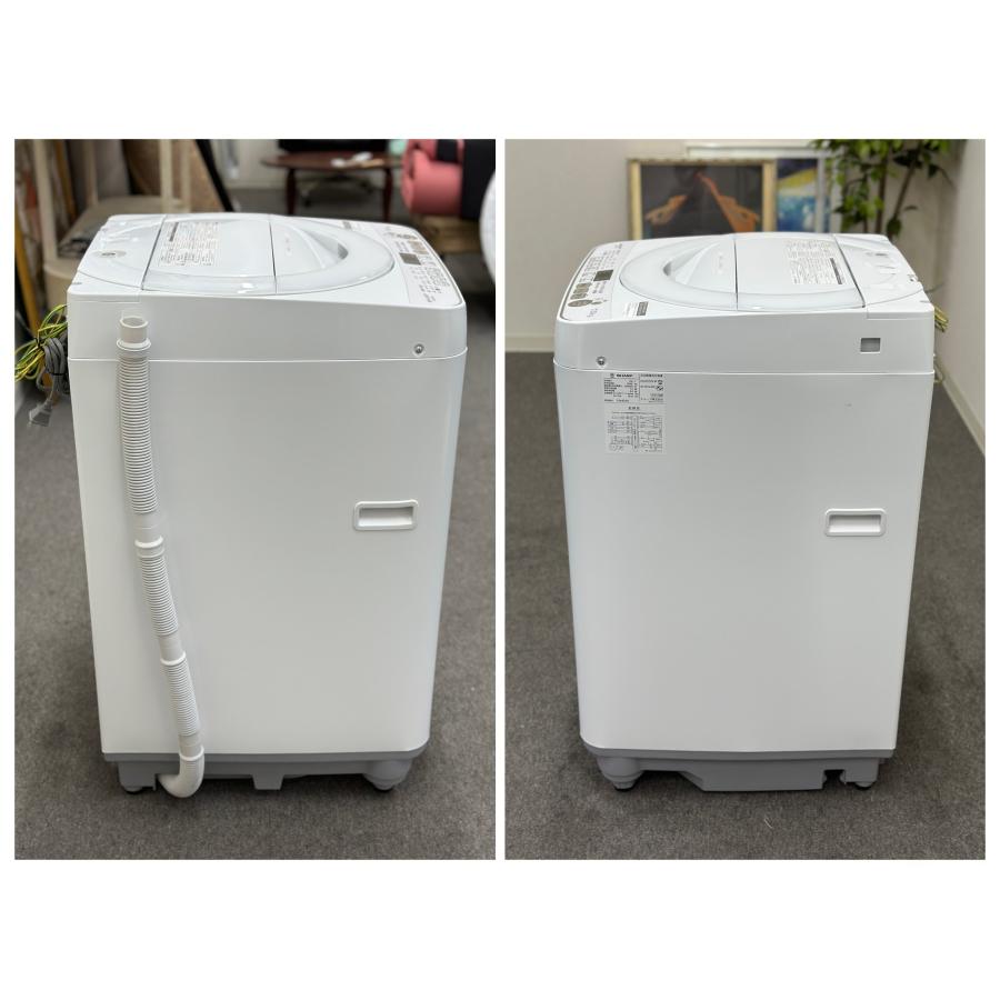 □SHARP/シャープ□全自動洗濯機 7.0kg ES-KS70V-W ホワイト☆埼玉発送