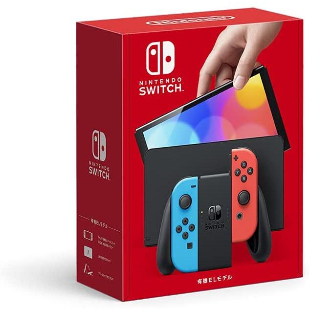 送料無料】【中古】Nintendo Switch 本体 (有機ELモデル) Joy-Con(L