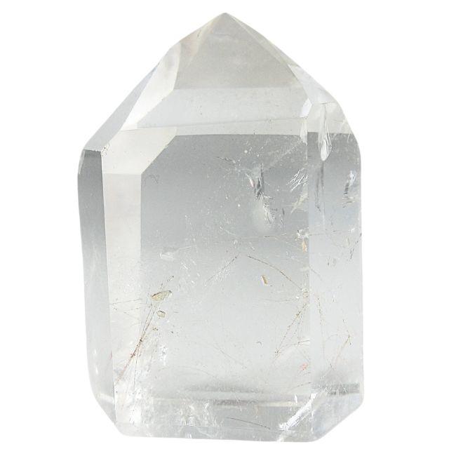 水晶 ポイント ルチルクォーツ エンジェルヘアー 置物 ラビットヘアー