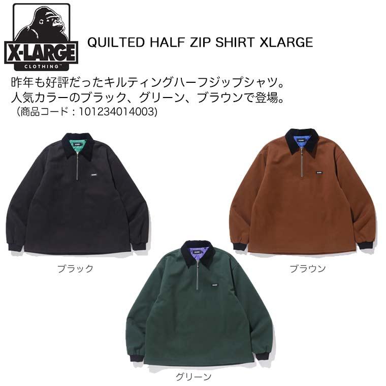 XLARGE（エクストラ ラージ） SAEL ジャケット QUILTED HALF ZIP SHIRT