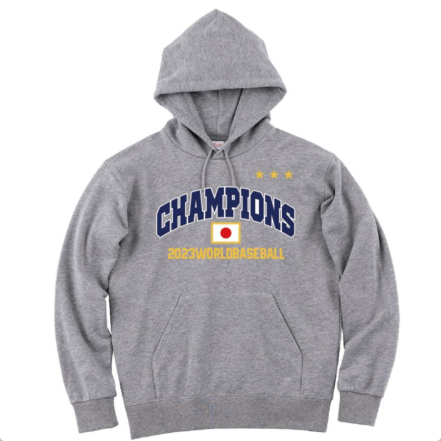 優勝記念 2023WBC侍ジャパン 野球 日本代表優勝記念パーカー サムライ