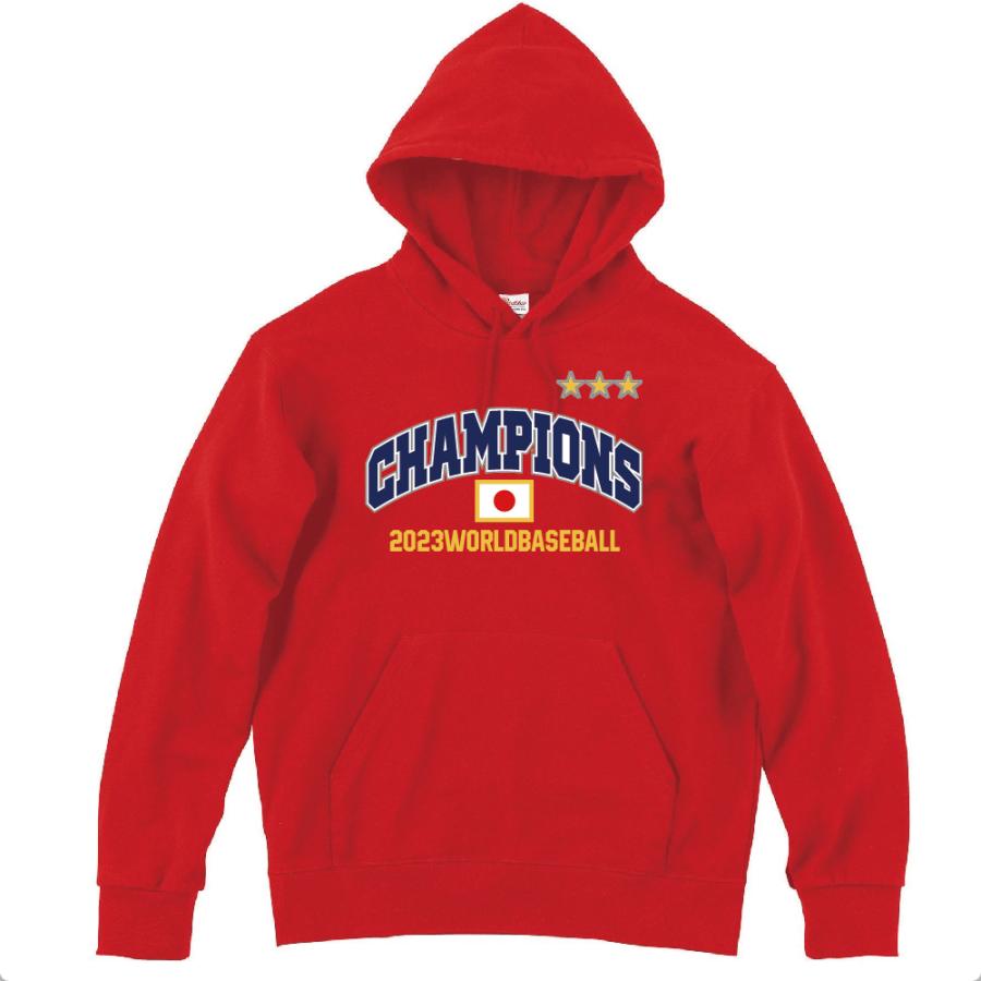 優勝記念 2023WBC侍ジャパン 野球 日本代表優勝記念パーカー サムライ