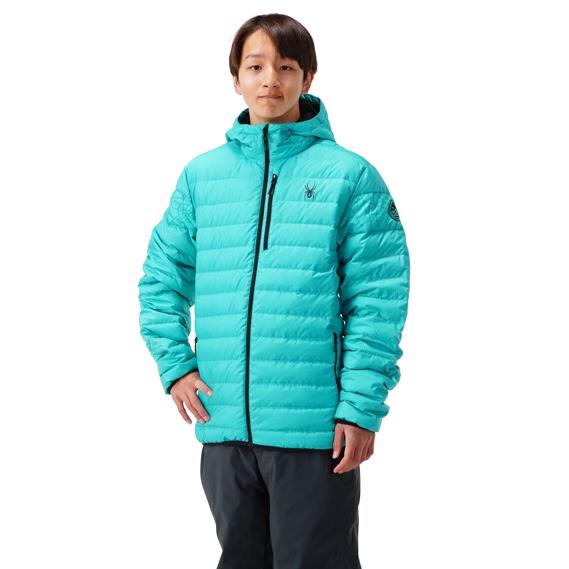 25 SPYDER スパイダー ZENITH HOODED DOWN JACKET 38A021412 TGN スキ