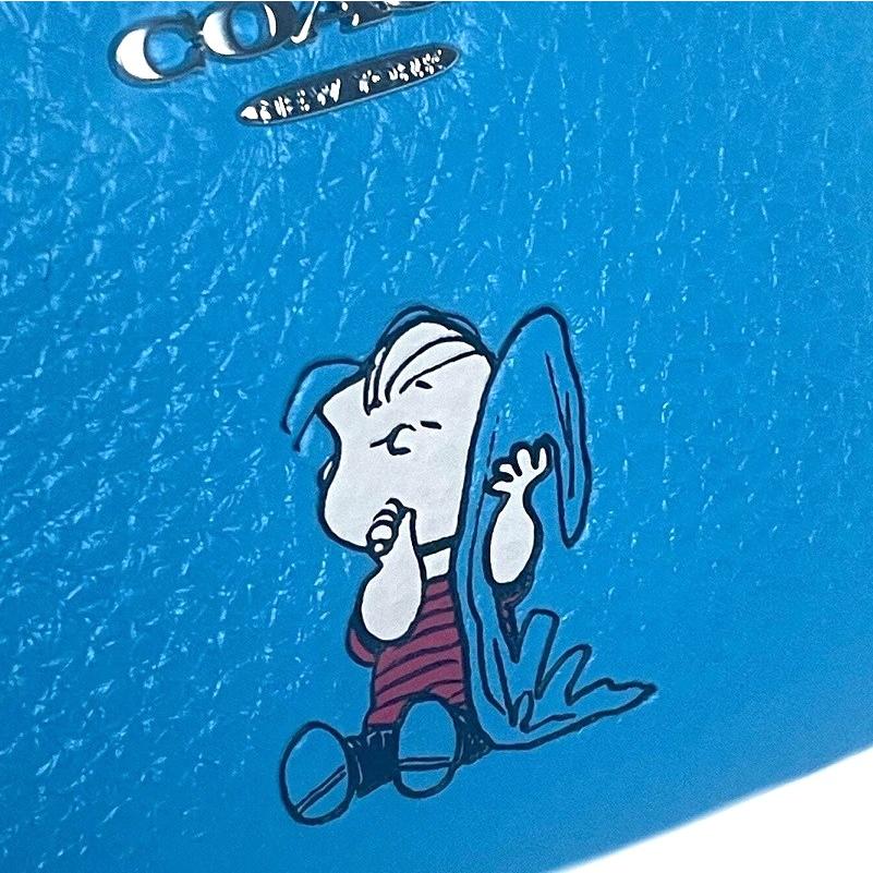 COACH（コーチ） X ピーナッツ コラボ 2025新作 ライナス プリント 二