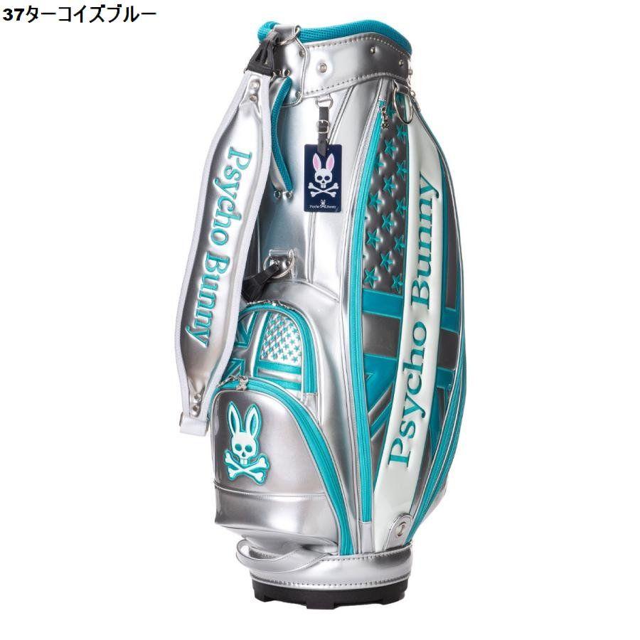 Psycho Bunny（サイコバニー） ゴルフ キャディバッグ定番エナメル