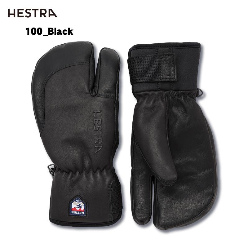 HESTRA（ヘストラ） スキーグローブ 3フィンガーフルレザーショート
