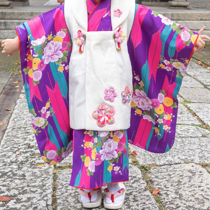 七五三 レンタル 着物 3歳 被布 女の子 フルセット 被布セット ひさ