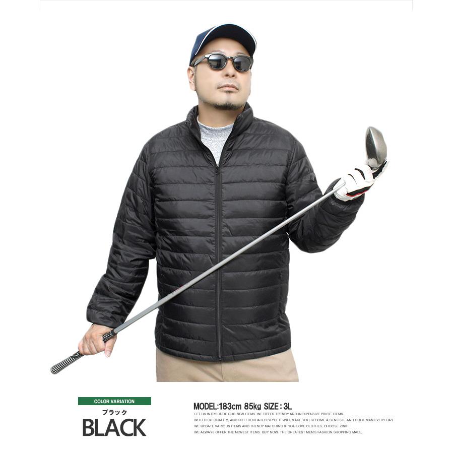大きいサイズ ゴルフウェア メンズ ダウンジャケット リアルダウン