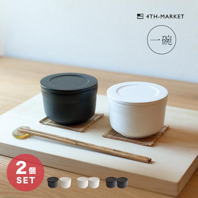 4th-market 八十八 お櫃 一碗 《2個セット》(おひつ 電子レンジ対応