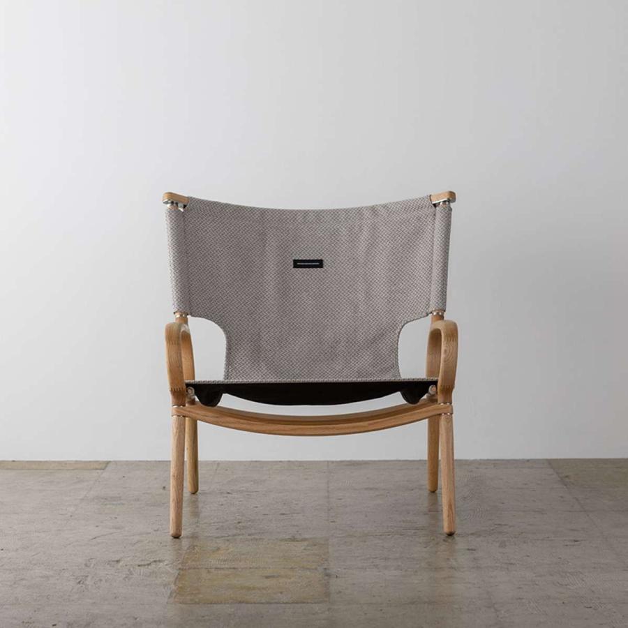 IKIKIグランドチェア オーク ファブリック テクスグレー : グッド