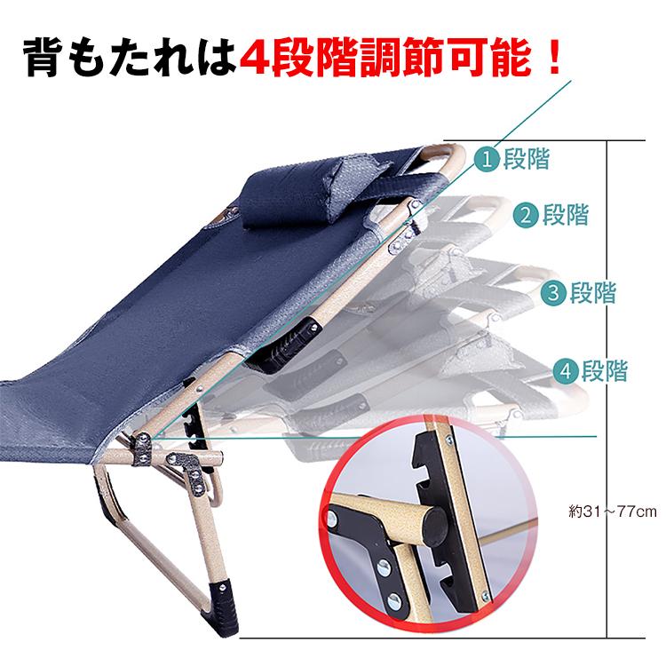 ベッド 折りたたみベッド 簡易ベッド コット キャンプベッド