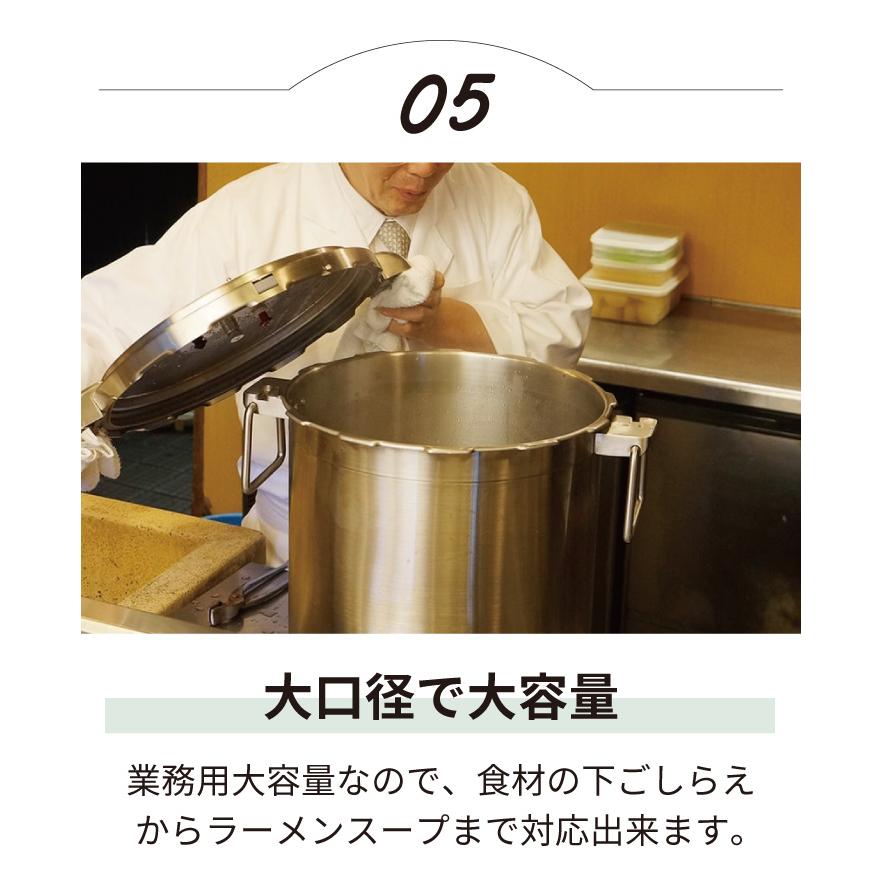 ワンダーシェフ 業務用圧力鍋 プロビッグ4 20L 610492 IH対応 NPDD20