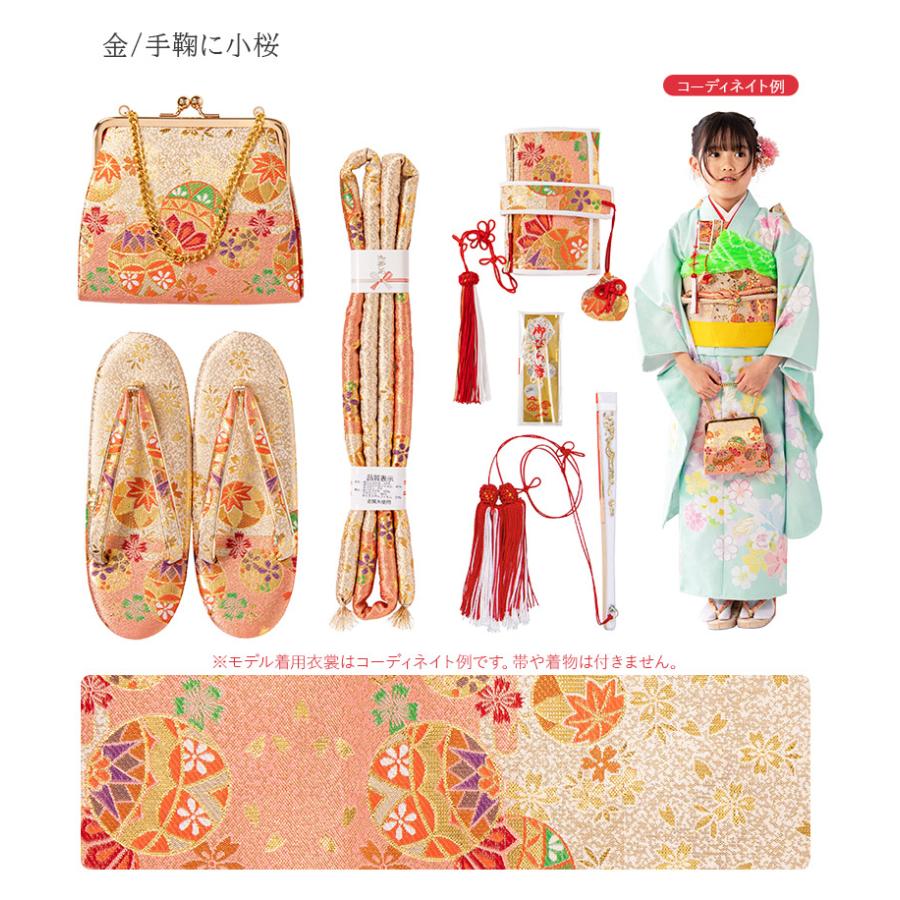 七五三 はこせこセット 7歳 バッグ 草履21cm 箱迫 丸ぐけ 扇子