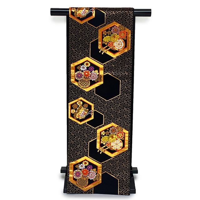 京都室町st. 七五三 袋帯 正絹 桐生織 こども・ジュニア用 日本製 全通