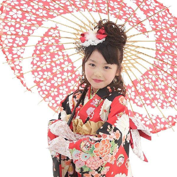 京都瑠璃雛菊 七五三 着物 7歳 購入 レトロ 古典 お祝い着 女の子
