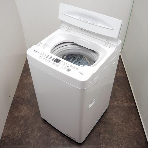 ハイセンス（HISENSE） 中古 洗濯機 一人暮らし 5.5kg コンパクト 風
