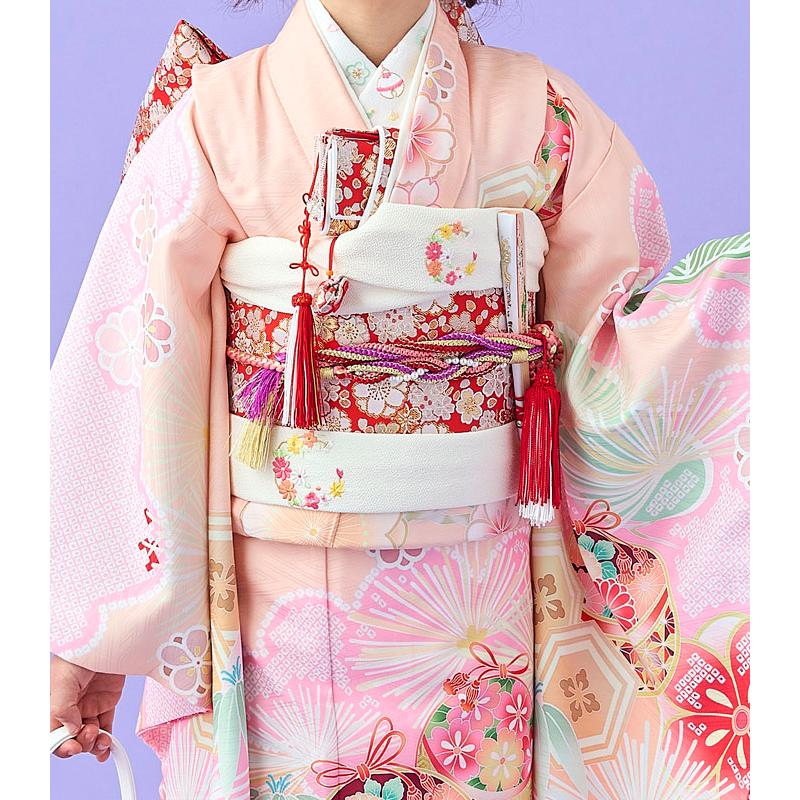 七五三 着物 7歳 女の子 着物フルセット 式部浪漫 ブランド 絵羽柄 梅