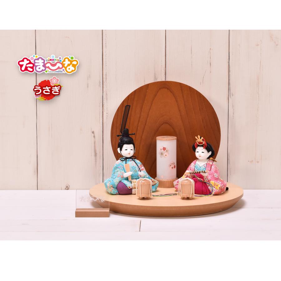 雛人形 ひな人形 木目込人形「たまひな」選べる4種類 間口27cm