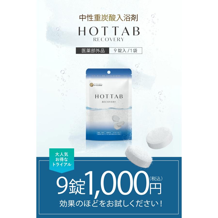 HOT TAB（ホットタブ） 薬用 入浴剤 リカバリー 90錠 ダルビッシュ有