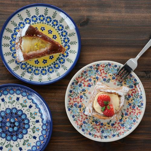 ポーリッシュポタリー 平皿 直径17cm V195 VENA社 ポーランド食器 洋食