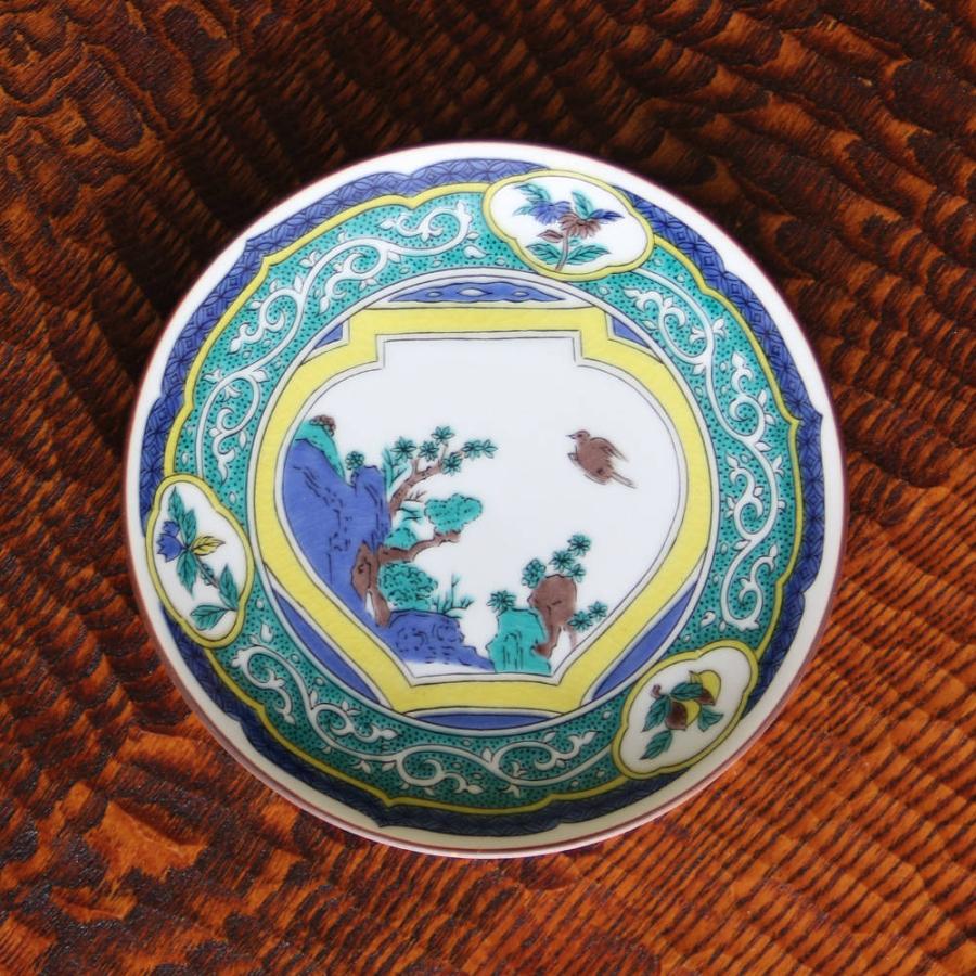 九谷焼 青郊窯5号皿 古九谷色絵壺花鳥図MC-505 : 北山堂 - 通販