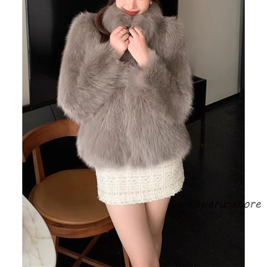 フェイクファージャケット ファーコート冬 : 星野 - 通販 - Yahoo