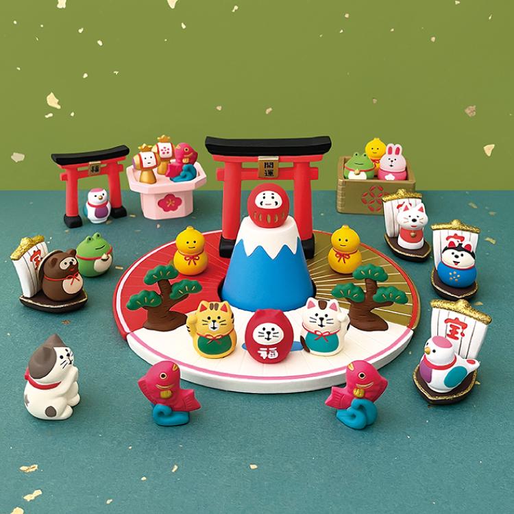 DECOLE（デコレ） コンコンブル / 扇の台座 紅 / 2025 FUKU福MONO 豆福