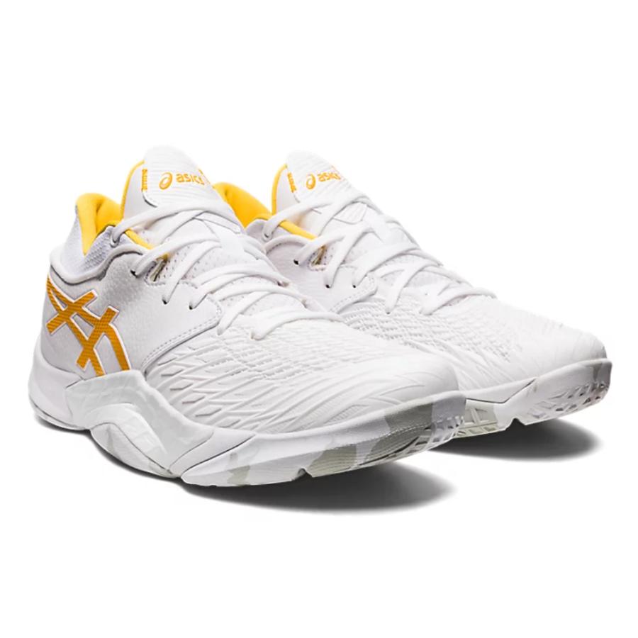 ASICS（アシックス） UNPRE ARS LOW 1063A056 100 WHITE/SAFFRON 白×黄