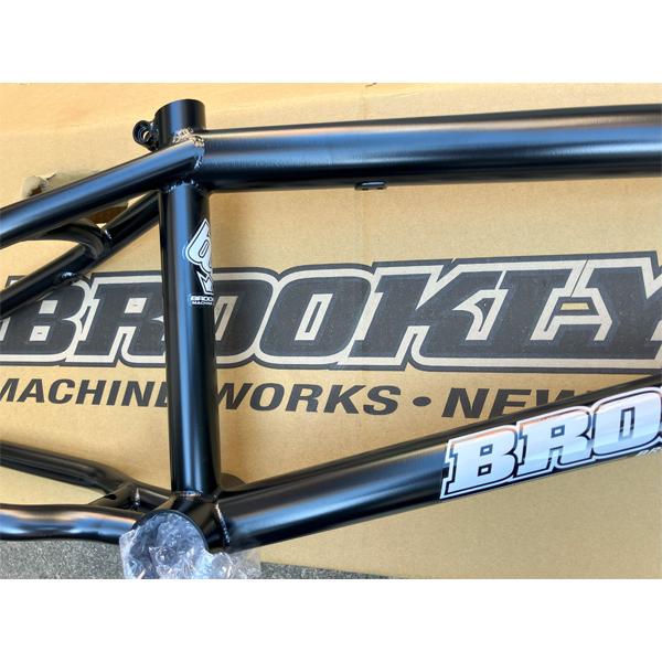 BROOKLIN MACHIN WORKS STREET BMX FRAME 20.8/13.2/ED BLACK : handc