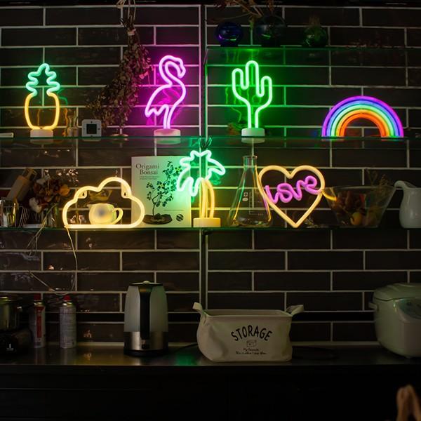 LEDネオンサイン ヤシの木 インテリア ライト LED ネオン ネオンサイン