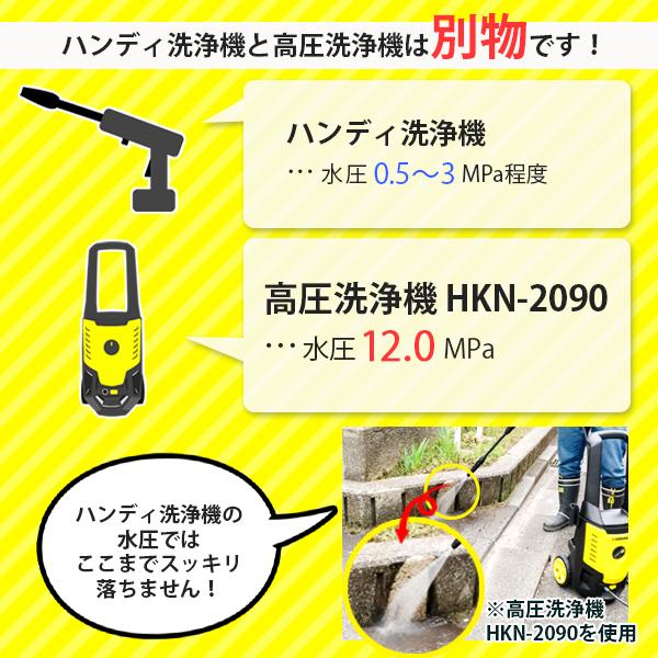 ヒダカ 家庭用 高圧洗浄機 静音 HKN-2090 スペシャルセット （HK-1890
