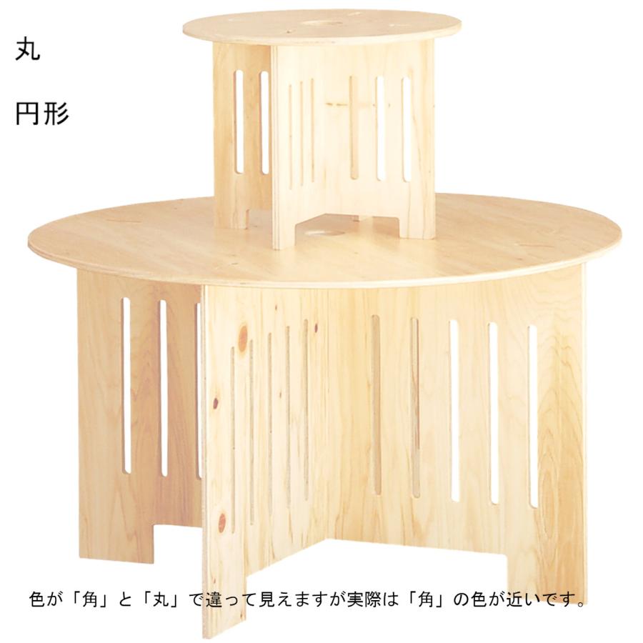 上下2点セット ディスプレイ台 ショーテーブル マルシェ 平台 島什器