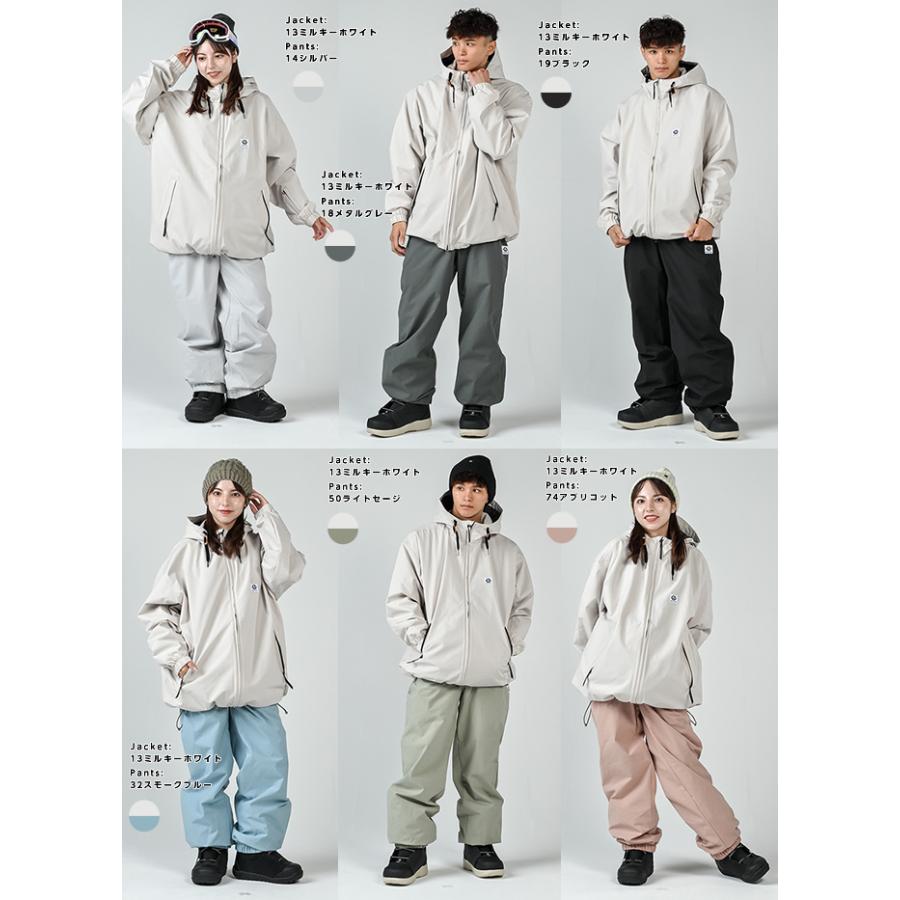 スノーボードウェア 上下セット メンズ レディース SNB JACKET+SNB