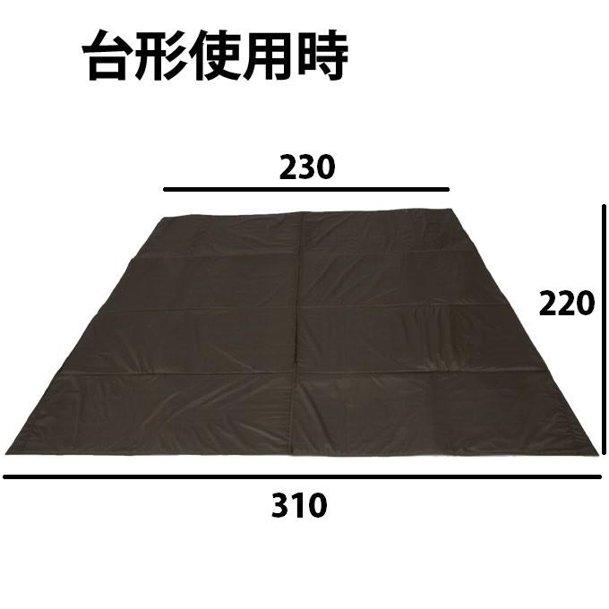 VISIONPEAKS（ビジョンピークス） テントマット 2ルーム