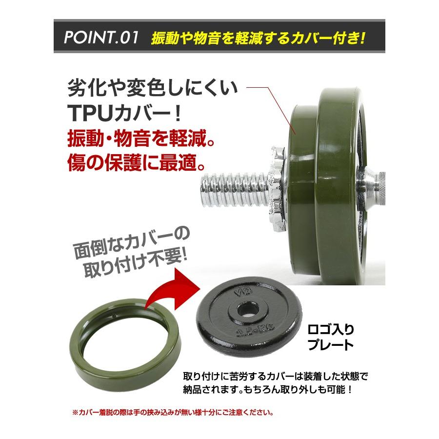 VISION QUEST（ビジョンクエスト） ダンベル カバー付きダンベル 10kg