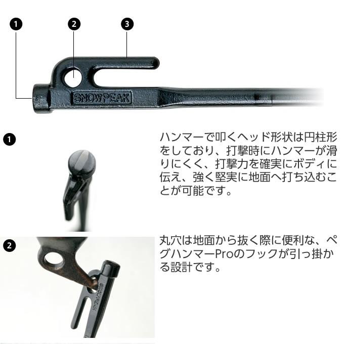 snow peak（スノーピーク） ペグ 6本セット 30cm ソリッドステーク30 R