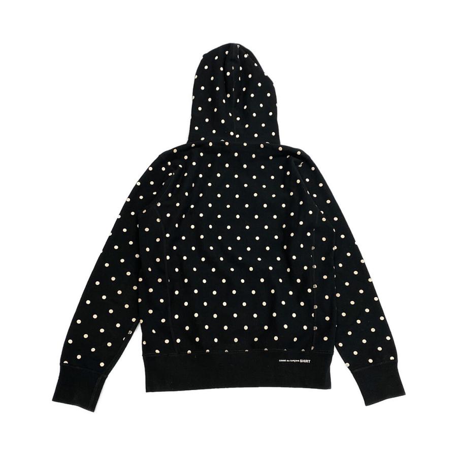 シュプリーム コムデギャルソン 反転ボックスロゴドット柄パーカー
